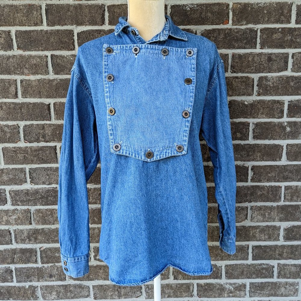Vintage WAH Maker Frontier Clothing Denim Top